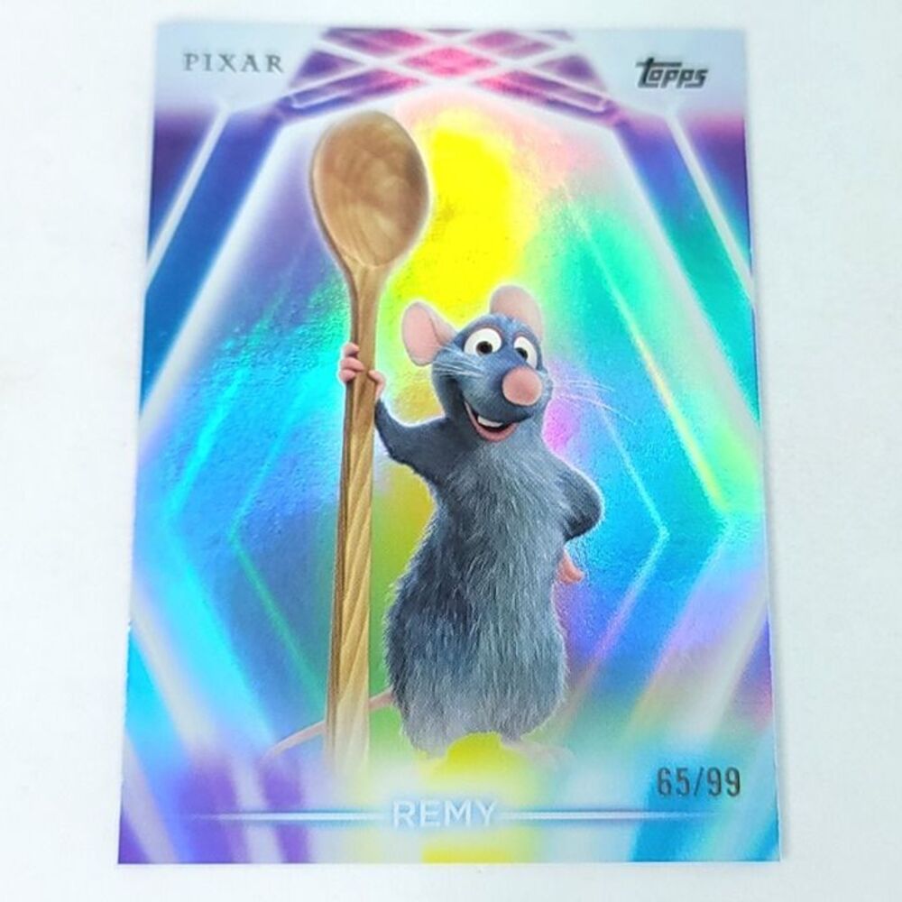 Remy Topps 2026 Disney Neon Holo Parallel Refractor Limited 65/99